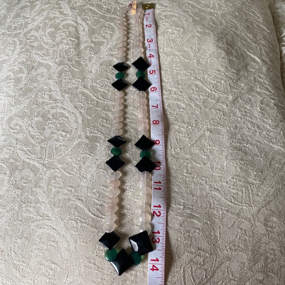 Funky Geometric Statement Necklace - image 8